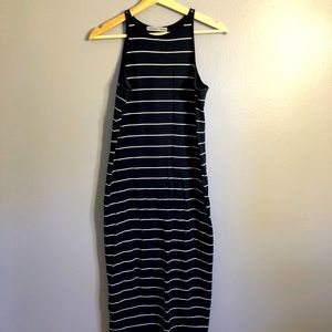 Athleta striped maxi dress